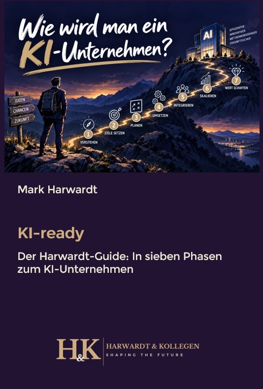 Buchcover: KI-ready – Der Harwardt-Guide